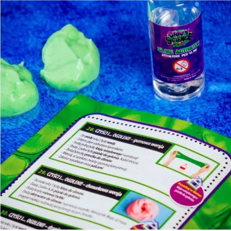 Liscianigiochi Science Kit Crazy Science Slime Chameleon 304-PL89246 – educational slime experiment set