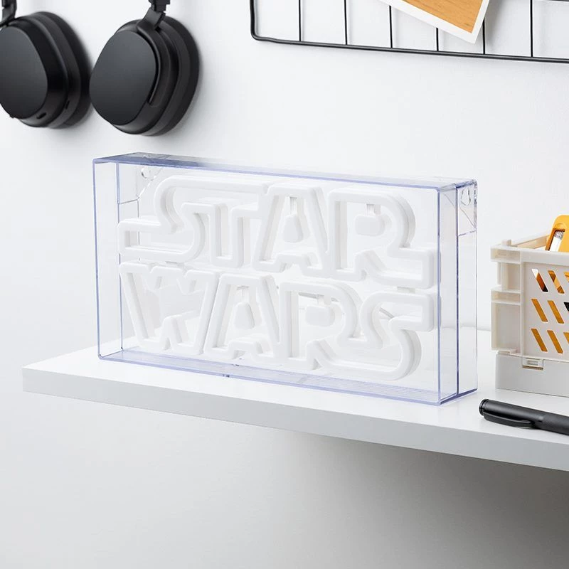 LED neon light Paladone Star Wars design PP13123SW — decorative LED sign for wall or shelf