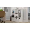 MALAX 3x3 H WHITE SHELVING UNIT