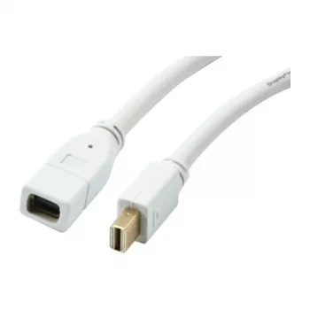 Synergy 21 S216366 - Mini DisplayPort - Mini DisplayPort - Male - Female - Gold - White (S216366)