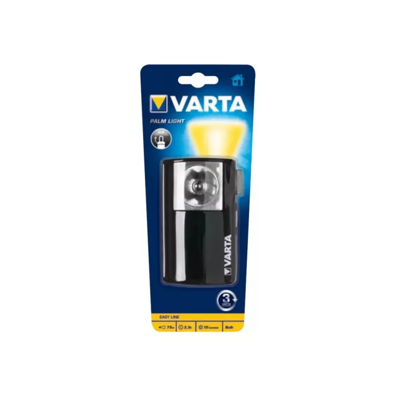 Hand flashlight Varta Palm Light 3R12 Black