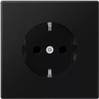 JUNG LS 1520 SWM - Type F - 1 Module(e) - 2P - Black - Thermoplast - Universal