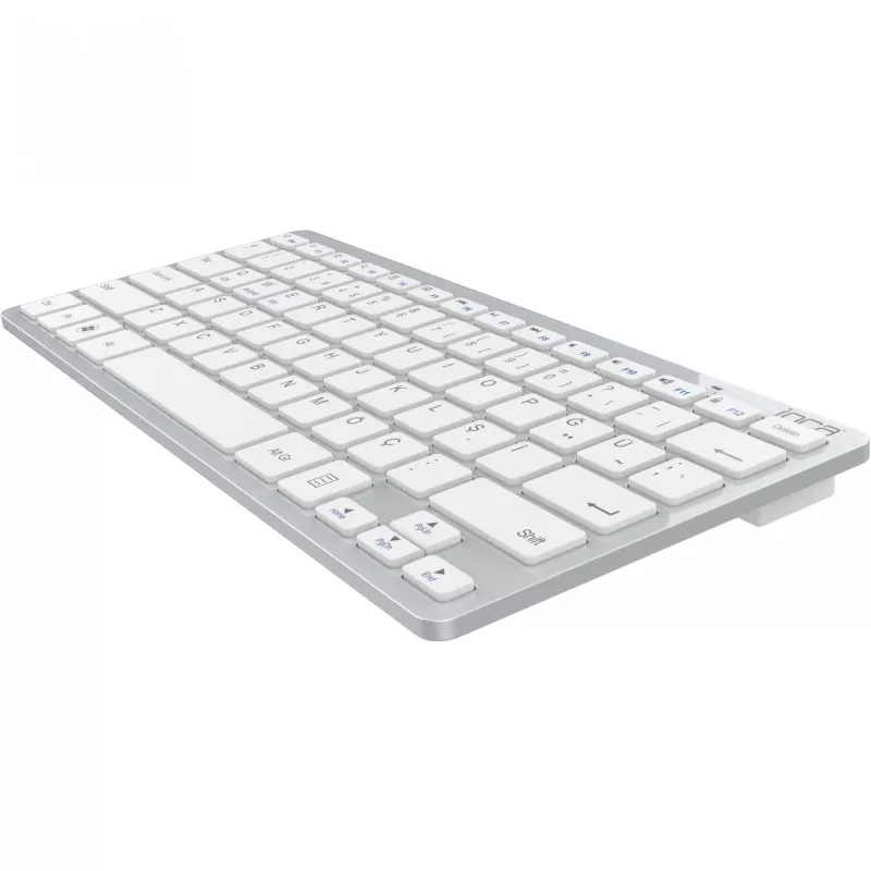 Wireless Keyboard Inca IBK-569BT Bluetooth 78 Keys Metallic Silver