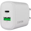 CANYON charger OnCharge 250 25W 1xPD 1xQC EU White