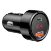 Car Charger Baseus CCMLC20C-01 Universal Black Fast Charging 12-24V