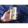 Smartphone case man and wood for iPhone X/XS — white