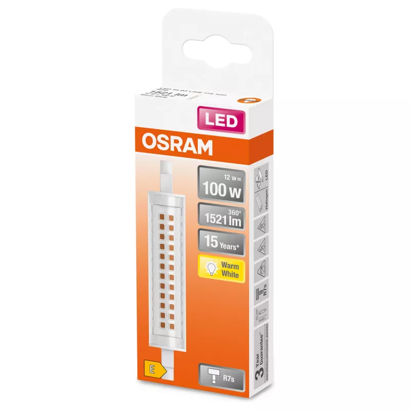 LEDvance Osram SLIM LINE LED bulb 12 W R7s 1521 lm 2700 K