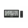 Weather station BLAUPUNKT WS20BK — indoor/outdoor temperature & humidity display, black, 1 sensor, LCD, battery-powered