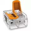 WAGO 221-612 - straight - 450 V - Orange - Transparent - EN 60664