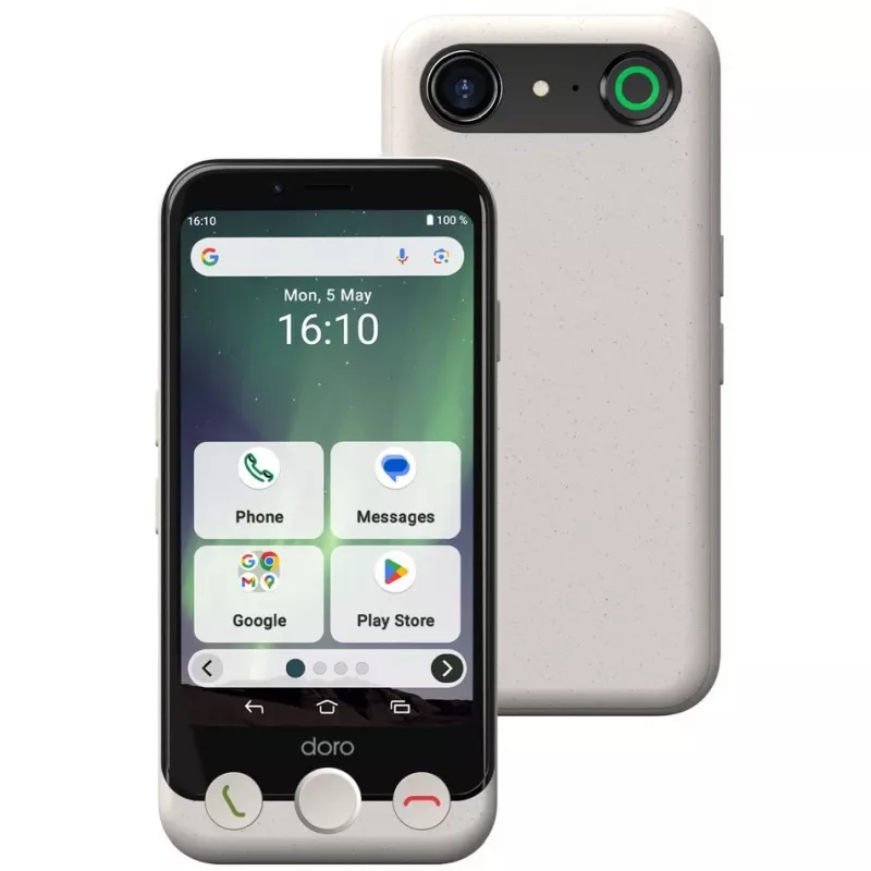 Smartphone Doro Aurora A10 4.5 inch 4GB RAM 64GB Black White