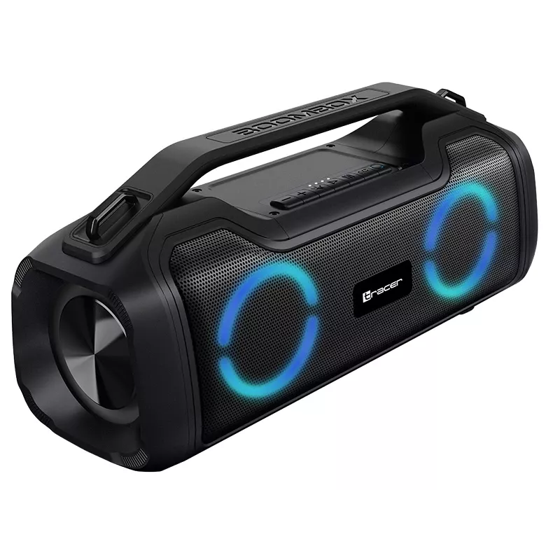 Stereo portable speaker TRACER BigBoy TWS Bluetooth 40W RMS, Bluetooth 5.3, 12h battery, Black