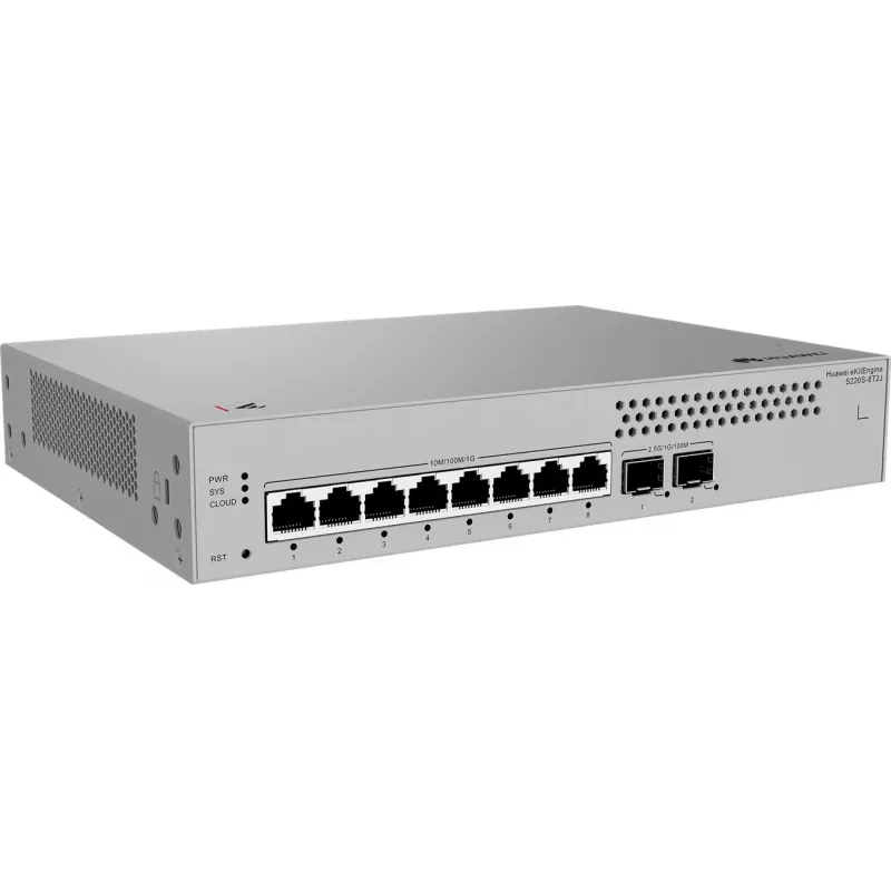 Managed Switch HUAWEI S220S-8T2J L2 Gigabit Ethernet 8 Ports 1U Grey