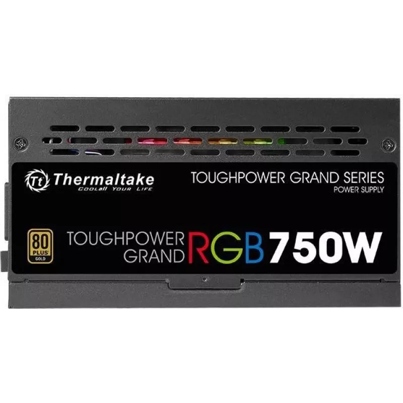 Thermaltake ToughPower Grand RGB 750W Gold - Power Supply (internal) - ATX12V 2.4/ EPS12V 2.92 - 80 PLUS Gold - AC 100-240 V - 750 Watt - Active PFC -