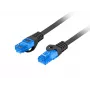 LANBERG Cat6a S/FTP RJ-45 networking cable PCF6A-10CC-0500-BK, 5 m, LSZH, 26 AWG, CCA, black