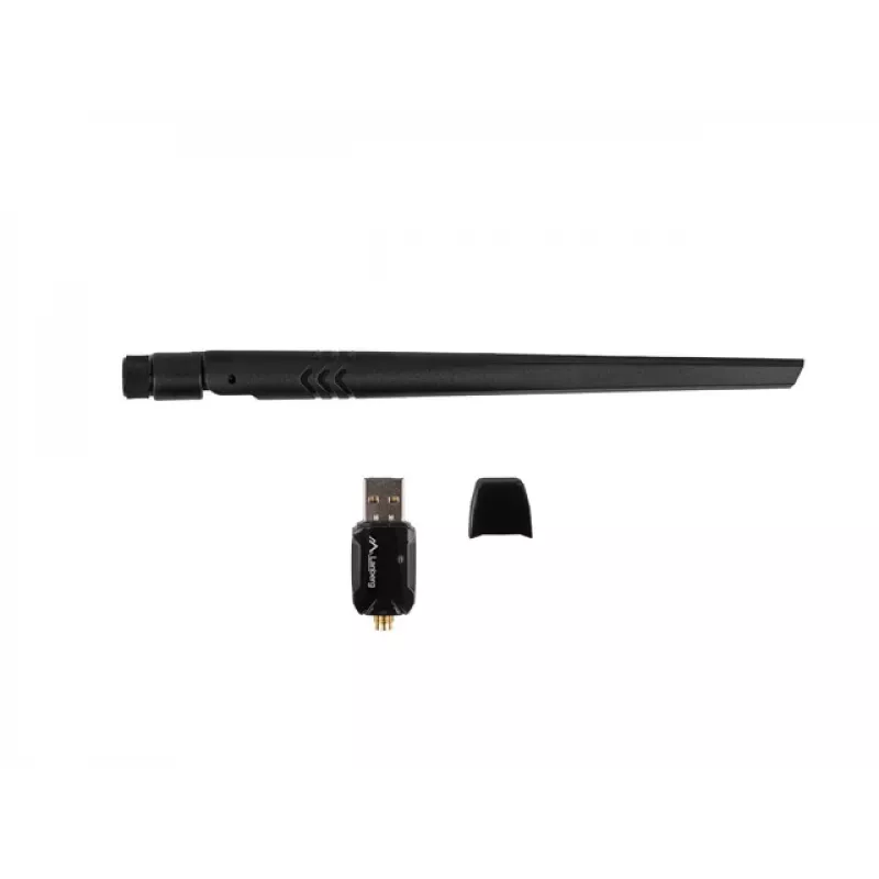 Lanberg USB Adapter Wireless Network Card NC-0900-WIE USB 2.0 Dual Band AX900 1X EXT Antenna