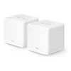Mesh system MERCUSYS Halo H60X (2-pack) Dual-band Wi‑Fi 6, 1500 Mbps, up to 350 m², 2x LAN, internal antennas, white