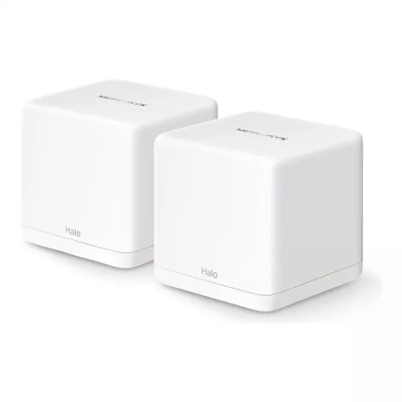 Mesh system MERCUSYS Halo H60X (2-pack) Dual-band Wi‑Fi 6, 1500 Mbps, up to 350 m², 2x LAN, internal antennas, white