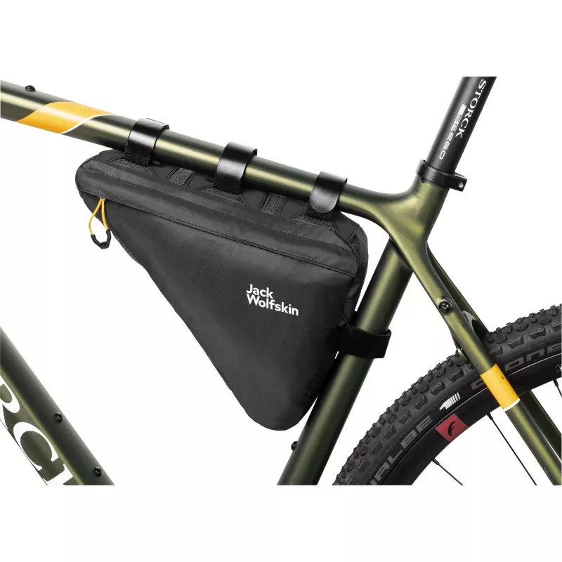 Morobbia Triangle Bag , bike basket/case (black, Top Tube Bag 2 L)