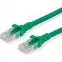 ROLINE - Patch-Cable - RJ-45 (M) to RJ-45 (M) - 30 cm - SFTP, PiMF - CAT 6 - Halogen-Free, Moulded, Stranded - Green (21.15.2954)
