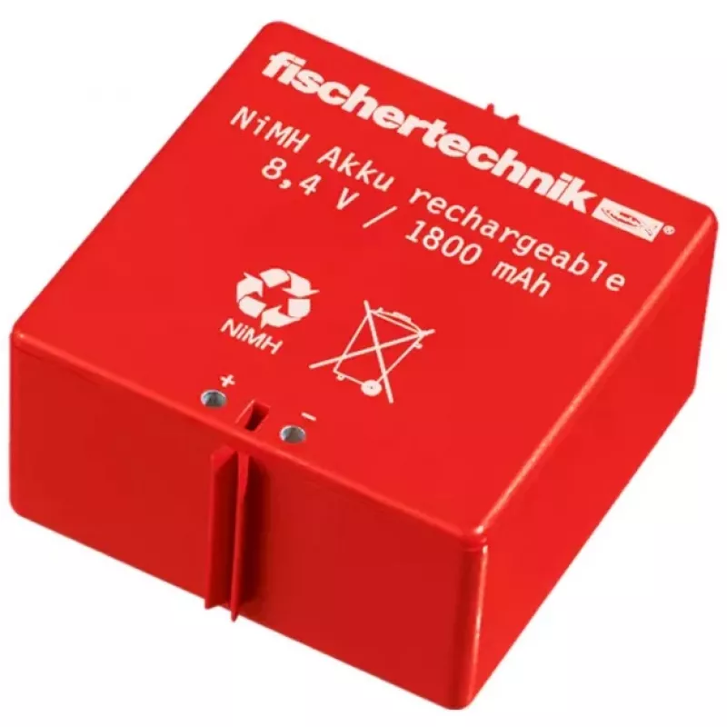 Battery Charger Fischertechnik 34969 NiMH 1500mAh 8.4V Black Red