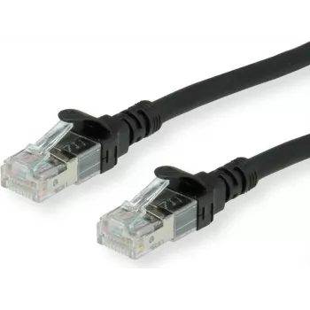 Roline patch cable RJ-45 M to RJ-45 M 7.5 m UTP CAT 6a black 21.15.2756