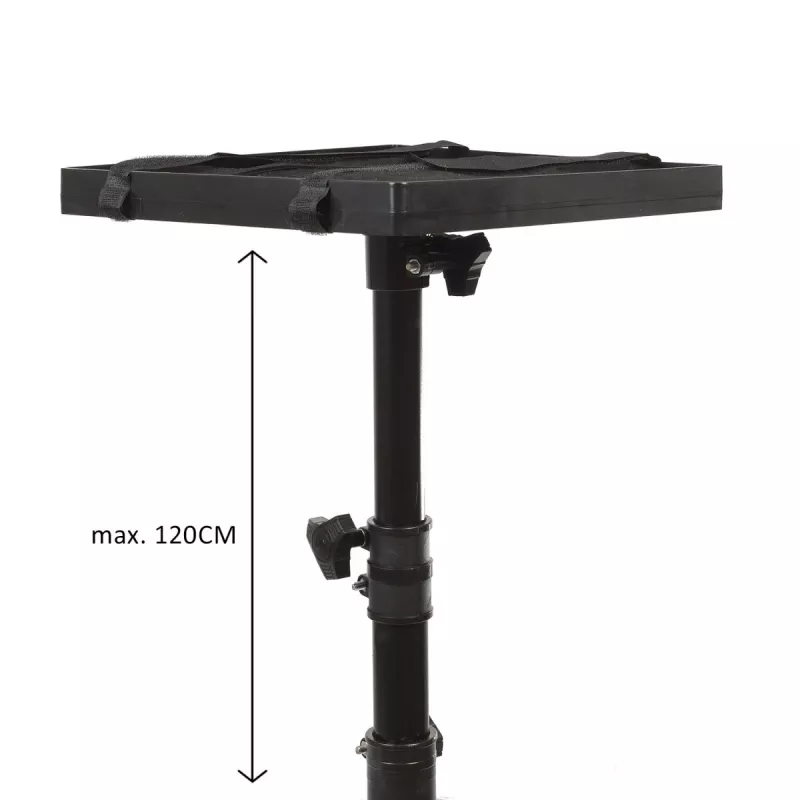 Portable adjustable projector stand MACLEAN MC-920, height up to 1.2 m, lightweight tripod mount