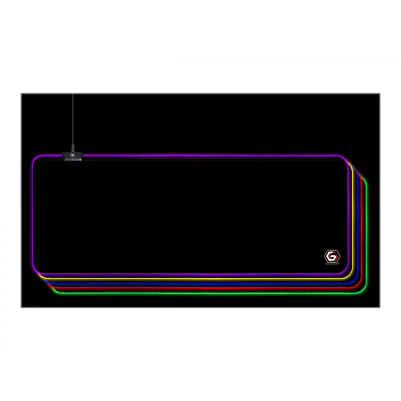 Gembird MP-GAMELED-L mouse pad Gaming mouse pad Black