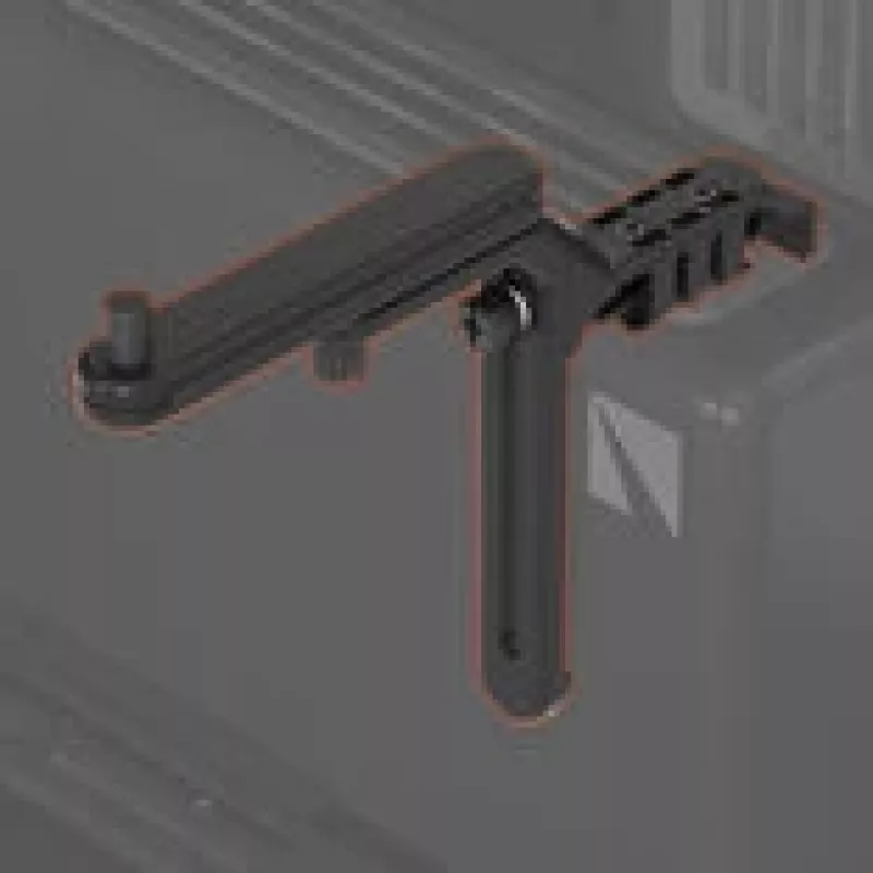 GPU Mount HAVN HS 420 black — vertical GPU support bracket for PC cases
