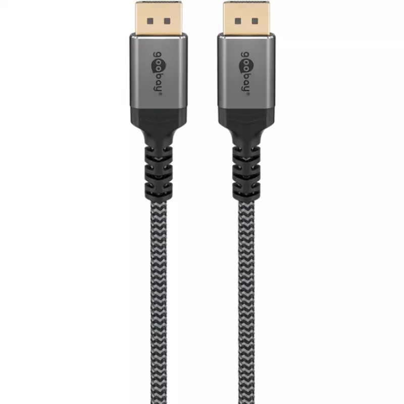 Pro Displayport 1.4 Sleeved - Cable Wywietlacza - 3m - Black