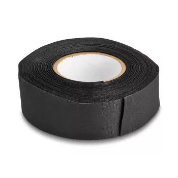DeLOCK Cloth Tape 25 m x 25 mm tearable self-adhesive black