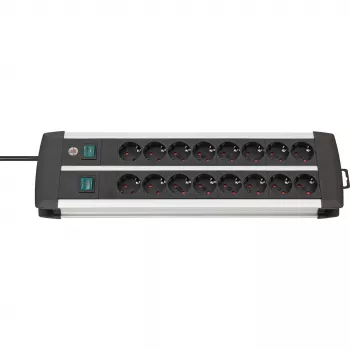 Power Extension Brennenstuhl 1391000916 3m 16 AC Outlets Indoor Black White
