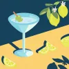 Painting kit Ravensburger CreArt Mocktail Lemon – paint-by-numbers set