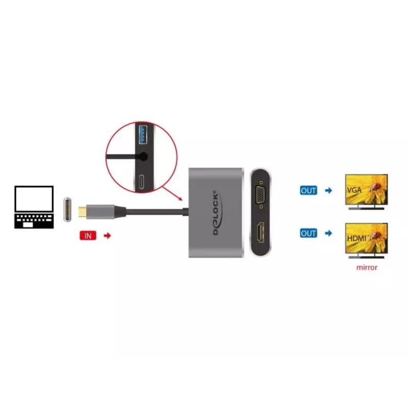 Laptop Dock DeLOCK 64074