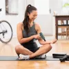 Medisana MG 200 muscle massager with 4 heads, vibration, 3000 RPM, 8 mm amplitude, Li‑Ion 7.4V, USB charging