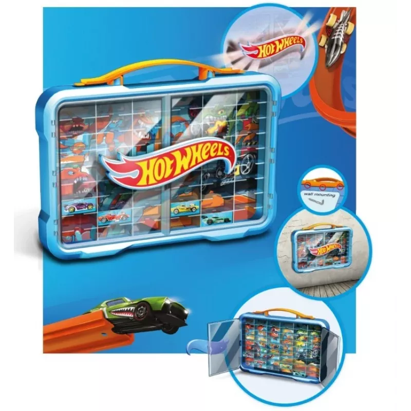 Hot Wheels Carry Case with Light-Up Logo
