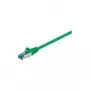 Wentronic Goobay CAT 6a Patch Cable, S/FTP (PiMF), Green, 3 m - LSZH Halogen-Free, Copper (93783)