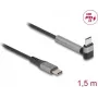 USB Cable DeLOCK 81172 1.5m USB C Black Grey USB 2.0
