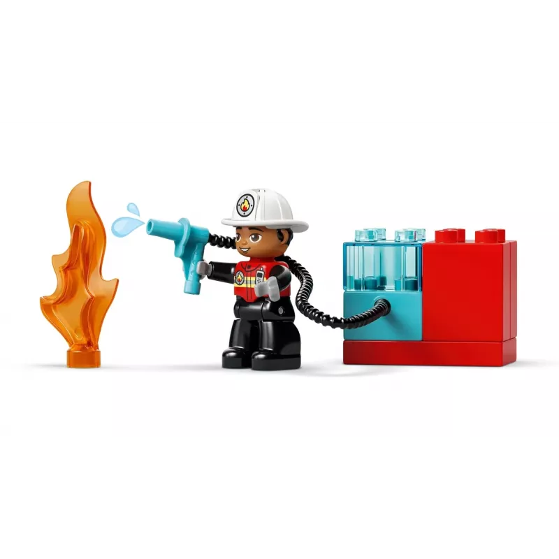 LEGO DUPLO 10473 Fire Truck with Hose and Firefighter