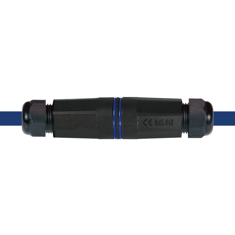 LogiLink IP68 Outdoor-Enclosure for Keystone Module and Couplers, Plastic, polyamide, Black, IP68, 140 mm, 36 mm, 36 mm