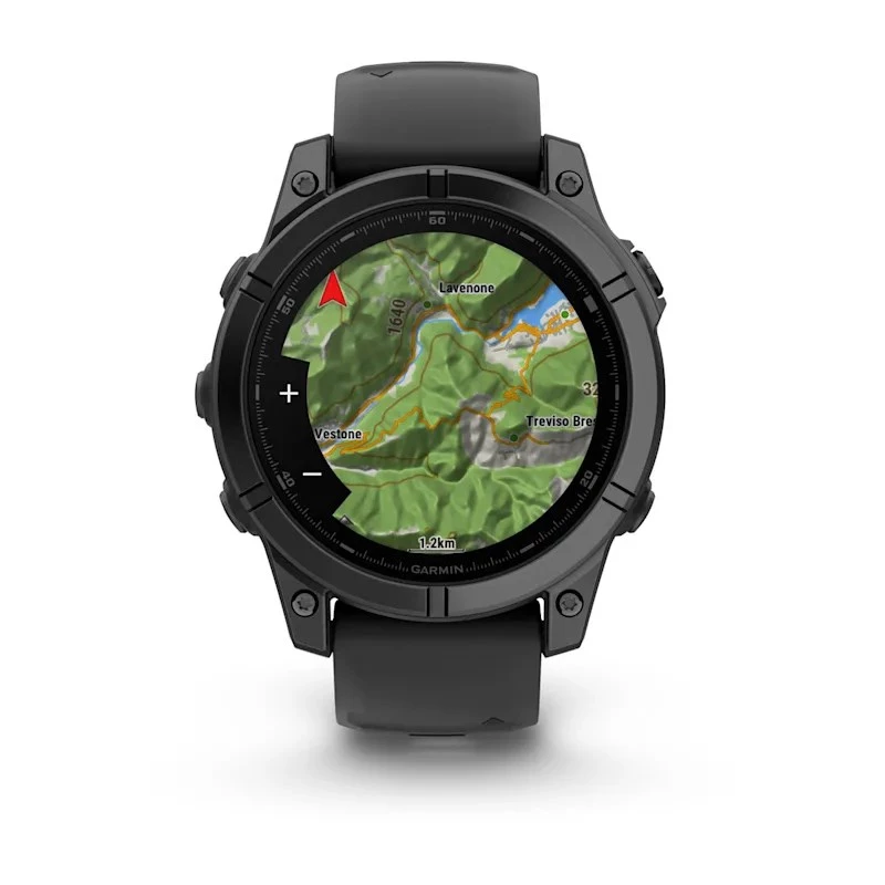 Garmin Fenix E 3.3 cm (1.3) AMOLED 47 mm Digital 416 x 416 pixels Touchscreen Black Wi-Fi GPS (satellite)
