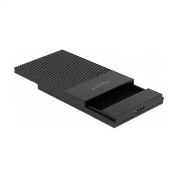 HDD/SSD enclosure DeLOCK 42011 Black 2.5 inch SATA III 5 Gbit/s