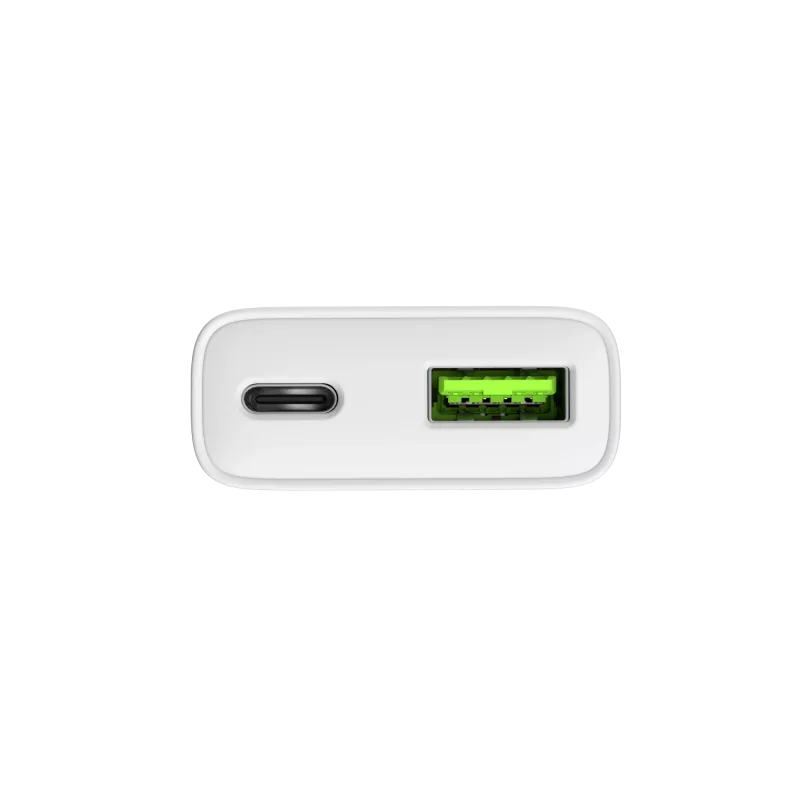 Power adapter NATEC Ribera NUC-2376 — 1× USB-A, 1× USB-C, 3 A output
