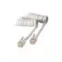 S/CONN 4m RJ10 Transparent White S/CONN 4m RJ10