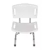 Shower chair with backrest ActionMed KP500AM — 4-leg adjustable aluminium seating support, non-slip feet, max load 120 kg