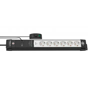 Power Extension Brennenstuhl Premium-Line 3m 6 AC Outlets Indoor Black Grey