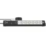 Power Extension Brennenstuhl Premium-Line 3m 6 AC Outlets Indoor Black Grey