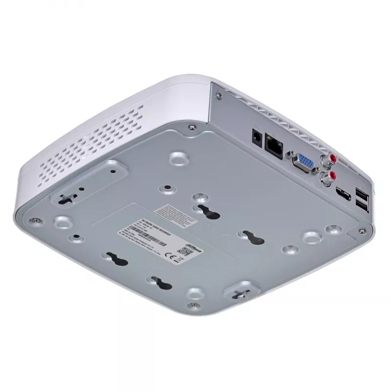 Network Video Recorder DAHUA NVR2108-I2 — 8-channel NVR, 4096×2400 max, SATA III up to 10 TB, 1U white