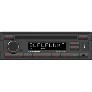Car radio BLAUPUNKT Milano 200 BT CD Bluetooth USB — single-DIN, CD player, Bluetooth handsfree, USB playback