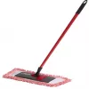 Flat mop VILEDA 140992 — microfiber wet/dry head for hard floors, washable up to 60°C, red/white, 1 pc