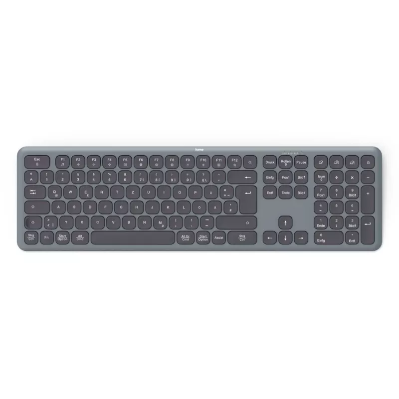 multi device keyboard and mouse set black gre